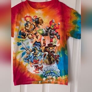 Skylanders Trade Force Tie-Dye T-Shirt - Multicolor Boys Xs